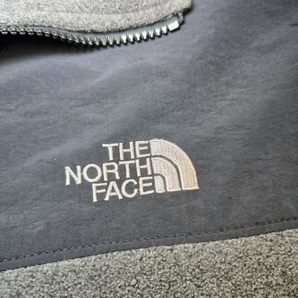 The North Face Denali Fleece Jacket Mens Large Gray Black Full Zip Gorpcore...‎